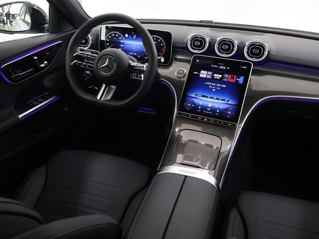 Mercedes-Benz C-KLASSE 180 Star Edition AMG LINE | Night pakket | Panorama schuifdak | 360 camera | Apple carplay | Dode Hoek | Memory stoelen | Digital Light | Antidiefstal pakket