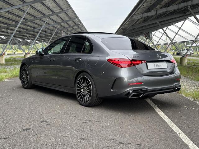 Mercedes-Benz C-KLASSE 300 e Business Solution AMG | Night | Panoramadak | Digital light | 19" Multispaaks velgen | Sfeerverlichting |