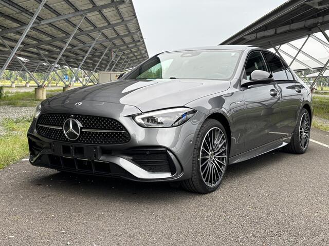 Mercedes-Benz C-KLASSE 300 e Business Solution AMG | Night | Panoramadak | Digital light | 19" Multispaaks velgen | Sfeerverlichting |