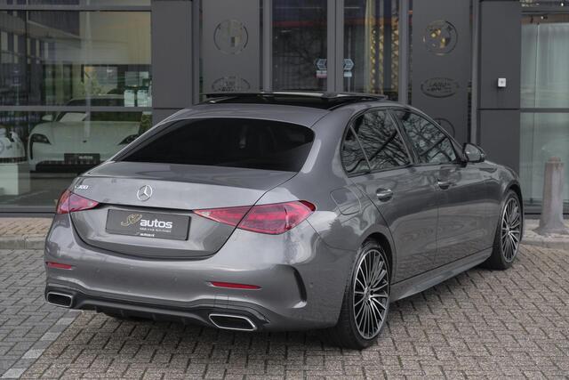 Mercedes-Benz C-KLASSE C300 AMG 258pk Panoramadak Burmester 3d Digital light Distronic+ Stuurassistent 360 camera 19" LMV