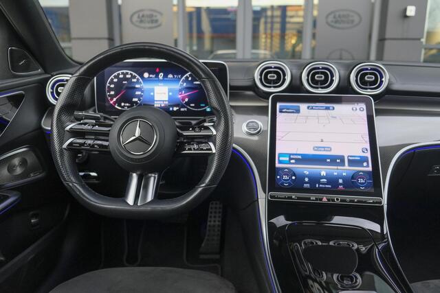 Mercedes-Benz C-KLASSE C300 AMG 258pk Panoramadak Burmester 3d Digital light Distronic+ Stuurassistent 360 camera 19" LMV