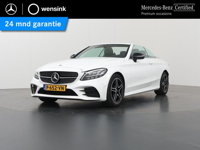 Mercedes-Benz C-KLASSE Cabrio 180 Premium Plus Pack | AMG | Widescreen | Stoelverwarming | Burmester | 18" lichtmetalen velgen |