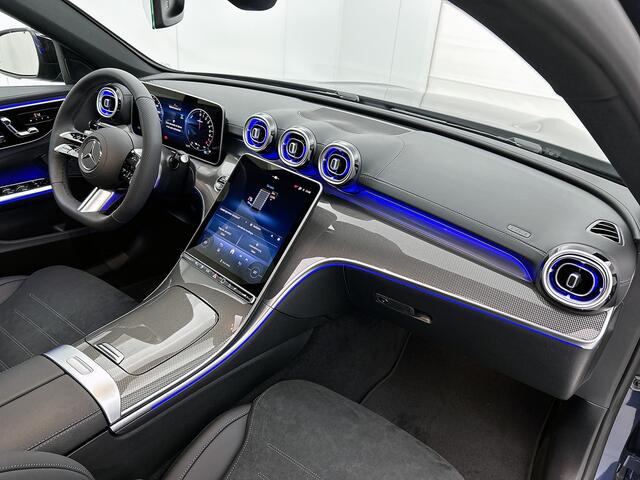 Mercedes-Benz C-KLASSE 300 e Business Solution AMG | Nightpakket | Trekhaak | Antidiefstalpakket GUARD 360° Plus | 360°-camera | Memorypakket | 19 inch AMG velgen | Panoramaschuifdak |