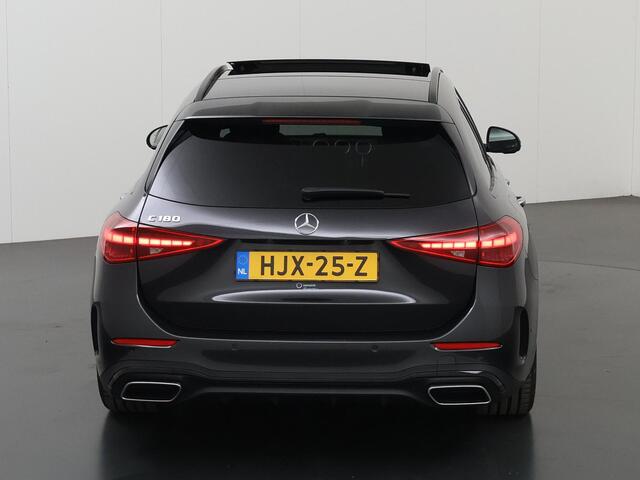 Mercedes-Benz C-KLASSE Estate 180 Business Solution AMG | Panoramadak | 19-Inch | Trekhaak | Digital Light | Night pakket | Memory pakket | Stoelverwarming