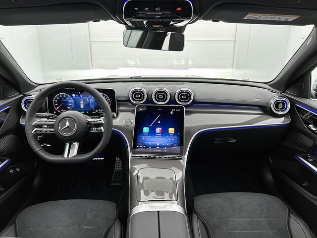 Mercedes-Benz C-KLASSE Estate 300 e Business Solution AMG Nightpakket | Trekhaak | Comfortpakket Plus | Antidiefstalpakket GUARD 360° Plus | 360°-camera | Memorypakket | EASY PACK achterklep | Panoramaschuifdak |