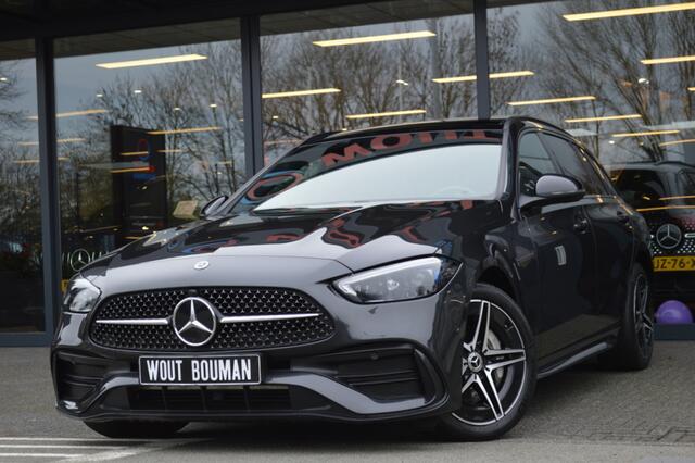 Mercedes-Benz C-KLASSE Estate 300 e AMG Led Panorama Memory Distronic Camera CarPlay Trekh Pdc