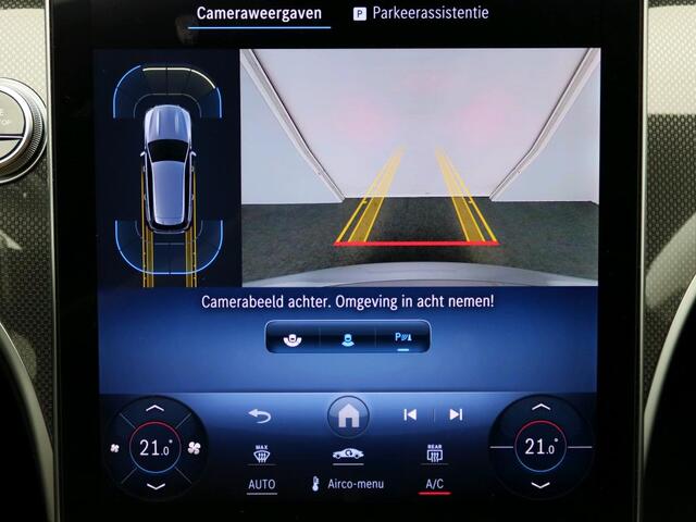 Mercedes-Benz C-KLASSE Estate 300 e AMG Plug-In Hybride AMG Line | Night Pakket | Panorama Schuif-Kanteldak | Ledkoplampen | Alarm | Achteruitrijcamera | Keyless-Go | Memory Voorstoelen. Inclusief 24 maanden MB Certified garantie voor Europa.
