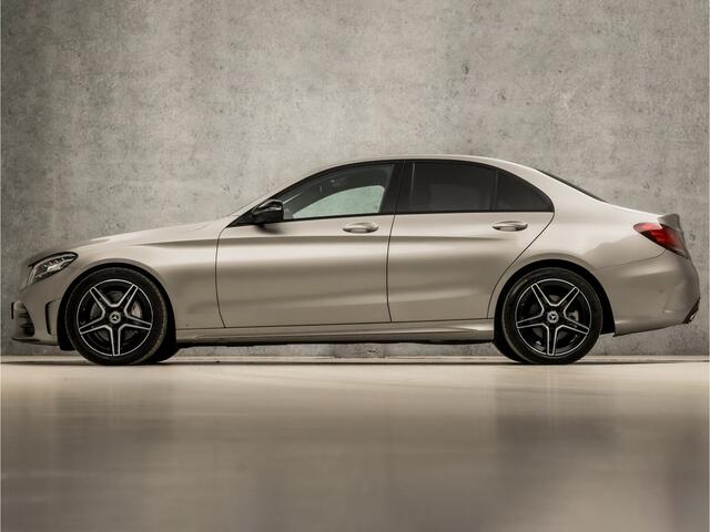 Mercedes-Benz C-KLASSE 200 AMG Sport 184Pk Automaat (GROOT NAVI, CAMERA, GETINT GLAS, BRUIN LEDER, ELEK SPORTSTOELEN, STOELVERWARMING, ZWART HEMEL, GETINT GLAS, NIEUWSTAAT)