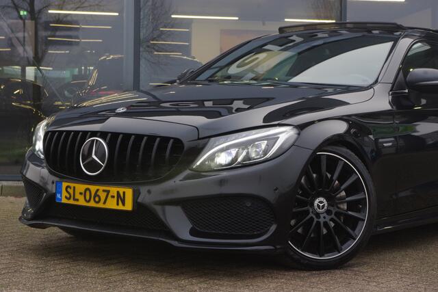 Mercedes-Benz C-KLASSE Coupé 180 Premium AMG-Line Night Edition, Panoramadak, Burmester, Keyless, 19" LM, Camera