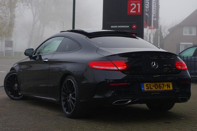 Mercedes-Benz C-KLASSE Coupé 180 Premium AMG-Line Night Edition, Panoramadak, Burmester, Keyless, 19" LM, Camera