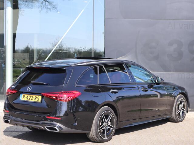 Mercedes-Benz C-KLASSE Estate 300 e AMG Line | Memory Seats | Trekhaak | Panoramadak | Dodehoekassistent | HUD | 360 camera | Keyless Entry | LED | Automaat