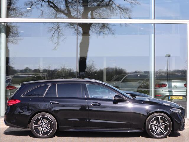 Mercedes-Benz C-KLASSE Estate 300 e AMG Line | Memory Seats | Trekhaak | Panoramadak | Dodehoekassistent | HUD | 360 camera | Keyless Entry | LED | Automaat