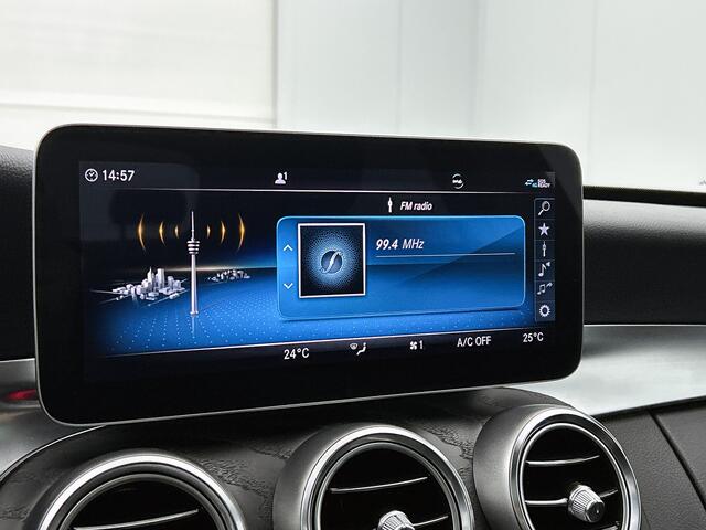 Mercedes-Benz C-KLASSE 180 AMG Nightpakket | Panoramadak | Burmester® | 360° Camera | Alarm | Sfeerverlichting | Keyless Go | Inclusief 24 maanden Mercedes-Benz Certified garantie voor Europa.