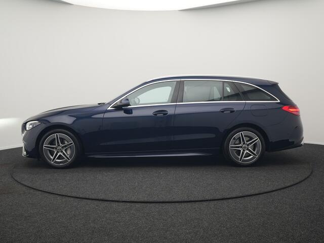 Mercedes-Benz C-KLASSE Estate 300 e AMG Line Plug In Hybrid 313pk Dealer O.H. PHEV | Adaptive Cruise | Head Up | Camera | Digital LED | Bi Color Lederen Sportstoelen Verwarmd | Apple Carplay | Sfeerverlichting | Virtual | Navigatie | DAB |