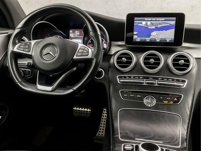 Mercedes-Benz C-KLASSE Coupé 180 AMG Sport 157Pk Automaat (SCHUIFDAK, NAVIGATIE, STOELVERWARMING, LEDER/ALCANTARA, ZWART HEMEL, SPORTSTOELEN, FLIPPERS, LED KOPLAMPEN, NIEUWE APK, NIEUWSTAAT)
