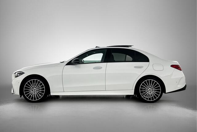 Mercedes-Benz C-KLASSE 300 e Business Solution AMG | Nightpakket | Trekhaak | Comfortpakket Plus | Panoramaschuifdak | memorypakket | Middenconsole metaalstructuur | Smartphone integratie |