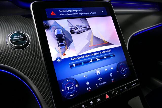 Mercedes-Benz C-KLASSE 300 e AMG Line / C63s AMG Diffuser / Panamericana Grille / Panoramadak / Elektr. verstelbare voorstoelen + memory / Ambienteverlichting / Laser Digital Light / Apple Carplay - Android Auto / Rondomzichtcamera / Stoelverwarming / 20'' LMV / Achteruitrijcam