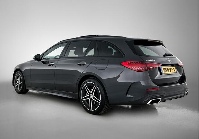 Mercedes-Benz C-KLASSE Estate 300 e Star Edition LIMITED AMG | Night Pakket | Panorama Schuif-Kanteldak | Distronic | Apple CarPlay | Sfeerverlichting | Memory voorstoelen. Inclusief 24 maanden MB Certified garantie voor Europa.