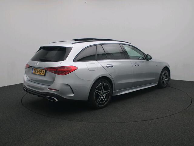 Mercedes-Benz C-KLASSE Estate 300 e AMG Nightpakket | Panoramadak | Distronic | Burmester® | 360°-camera | Alarm | Head UP | Dode Hoek Ass | Inclusief 24 maanden Mercedes-Benz Certified garantie voor Europa.