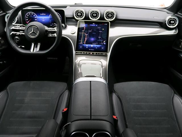 Mercedes-Benz C-KLASSE Estate 300 e AMG Nightpakket | Panoramadak | Distronic | Burmester® | 360°-camera | Alarm | Head UP | Dode Hoek Ass | Inclusief 24 maanden Mercedes-Benz Certified garantie voor Europa.