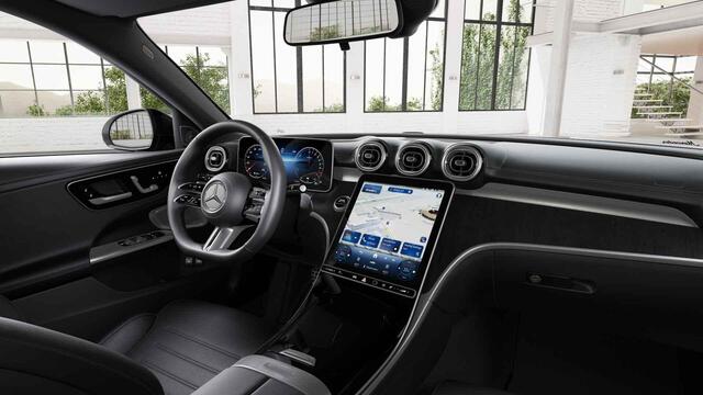 Mercedes-Benz C-KLASSE Estate 300e Business Solution AMG Panoramaschuifdak | Nightpakket | Burmester | Head-Up |