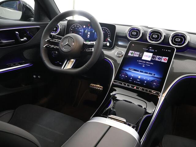 Mercedes-Benz C-KLASSE 300 e Business Solution AMG | Panoramaschuifdak | Trekhaak | DIGITAL LIGHT | Nightpakket | dodehoekassistent | 360° camera |