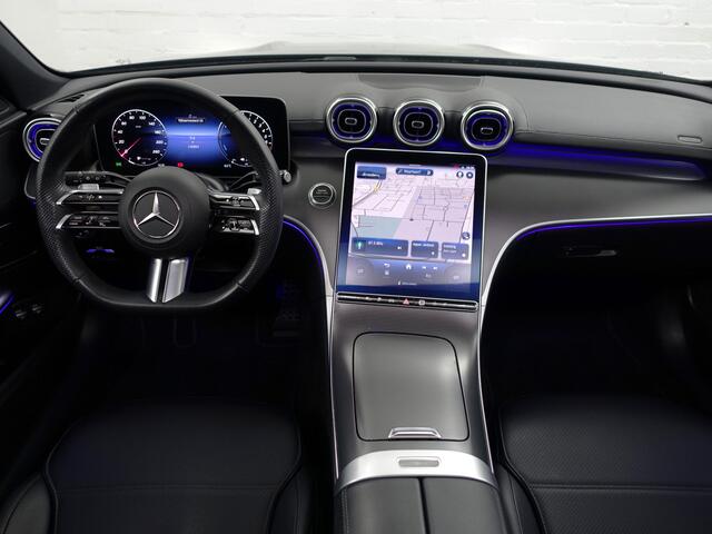 Mercedes-Benz C-KLASSE Estate 300 e AMG Line Aut- Stoel Massage, Burmester Audio, Panoramadak, 360 Camera, Elek Trekhaak, Laser Led