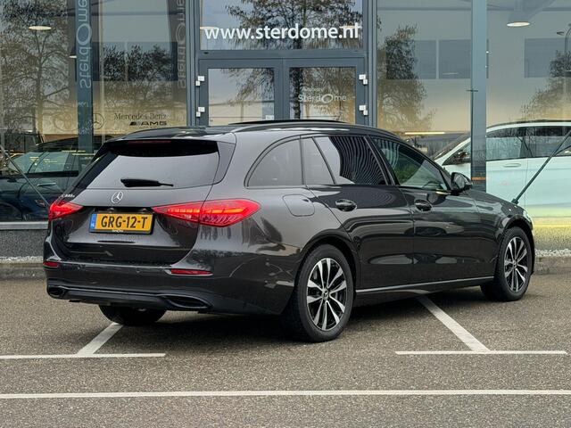 Mercedes-Benz C-KLASSE Estate 300 e Business Line Limited I Panorama dak I 360 camera I MBUX l Stoelverwarming I Sfeerverlichting l Tempomaat I Elektrische bed. Achterklep l Zomer en Winterset ( op afbeelding Winter ) l Voorverwarming l