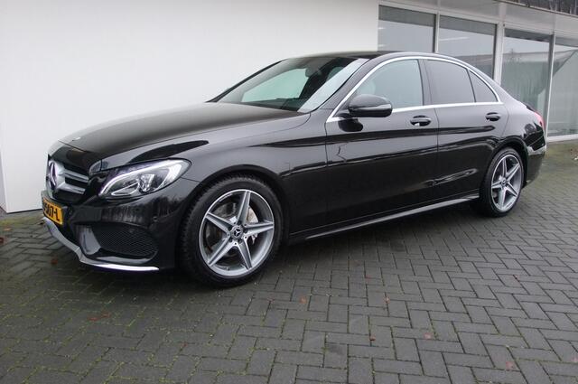 Mercedes-Benz C-KLASSE 180 Business Solution AMG/ 9G/ LED/ All-season/ Stoelverwarming/ Dodehoek assist/ Camera