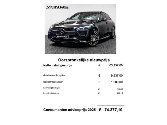 Mercedes-Benz C-KLASSE C 300 e AMG Line Premium Plus | Night | Pano | Burmester | Memor