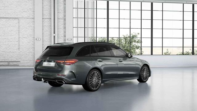 Mercedes-Benz C-KLASSE 300e Business Solution AMG | Panoramaschuifdak | Premium Plus | Burmester | Head-Up | Trekhaak | Stoelventilatie |