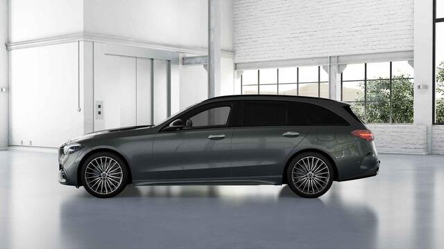 Mercedes-Benz C-KLASSE 300e Business Solution AMG | Panoramaschuifdak | Premium Plus | Burmester | Head-Up | Trekhaak | Stoelventilatie |