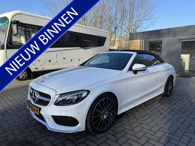 Mercedes-Benz C-KLASSE Cabrio 180 AMG Premium Plus Navigatie Camera Burmester TOPSTAAT !!