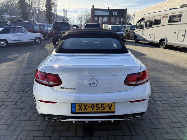 Mercedes-Benz C-KLASSE Cabrio 180 AMG Premium Plus Navigatie Camera Burmester TOPSTAAT !!