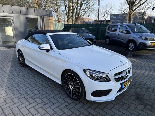 Mercedes-Benz C-KLASSE Cabrio 180 AMG Premium Plus Navigatie Camera Burmester TOPSTAAT !!