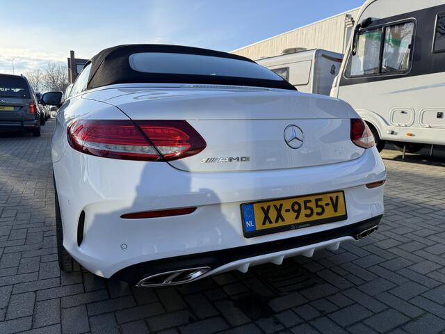 Mercedes-Benz C-KLASSE Cabrio 180 AMG Premium Plus Navigatie Camera Burmester TOPSTAAT !!