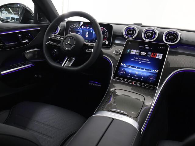 Mercedes-Benz C-KLASSE 300e Business Solution AMG | Panoramaschuifdak | Night | Burmester | Rijassistentiepakket Plus | Matrix Led