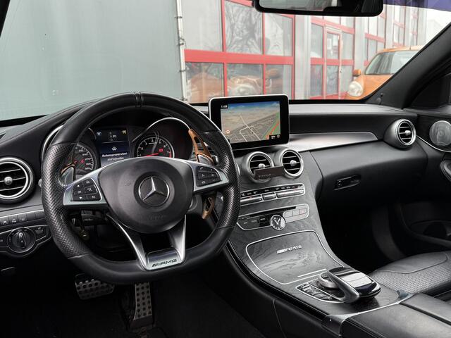 Mercedes-Benz C-KLASSE 63-AMG Estate BWJ 2017 476 PK AUTOMAAT | FULL LED | STOELVERW. | LEDER | ADAPTIVE CRUISE | ELEKTR. STOELEN | ELEKTR. ACHTERKLEP | NAVI | CLIMA | CRUISE | LMV | PDC