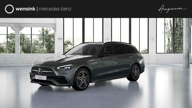 Mercedes-Benz C-KLASSE Estate 300e Business Solution AMG | Panoramaschuifdak | Nightpakket | Burmester | Head-Up |