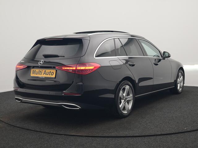 Mercedes-Benz C-KLASSE Estate 300 e Avantgarde Plug In Hybrid 313pk Dealer O.H. PHEV | Panodak | 360 Camera | Lederen Sportstoelen & Stuur Verwarmd | Sfeerverlichting | Apple Carplay | Blis | Navigatie | Cruise Control | Virtual | DAB |