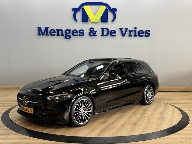 Mercedes-Benz C-KLASSE Estate 200 Launch Edition AMG Line Airco ECC | Panorama | Sfeer | Memory | 360 Camera | Head Up | Burmester Isofix | NAP