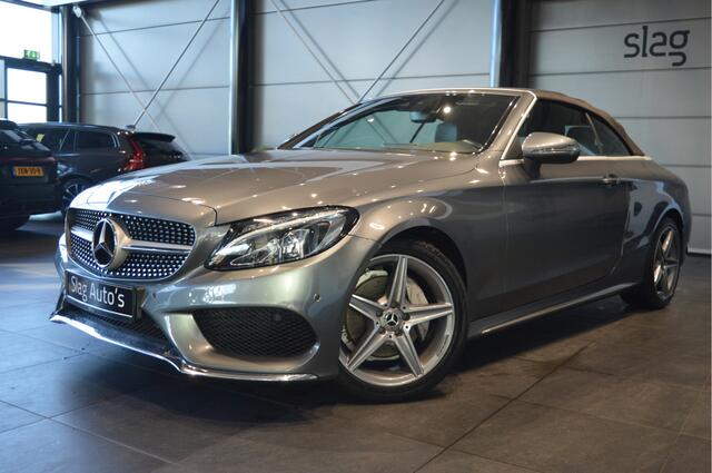 Mercedes-Benz C-KLASSE Cabrio 200 AMG Line navi clima camera trekhaak !!
