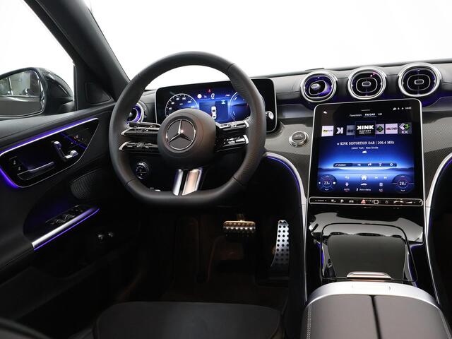 Mercedes-Benz C-KLASSE 300e Business Solution AMG | Panoramaschuifdak | Trekhaak | DIGITAL LIGHT | Nightpakket | dodehoekassistent | 360° camera |