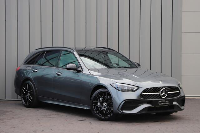 Mercedes-Benz C-KLASSE 300e AMG | 313PK | Head-up | Keyless-go | Sfeerverlichting | Memory | Pano | Leder | Standkachel | Trekhaak | 2022.