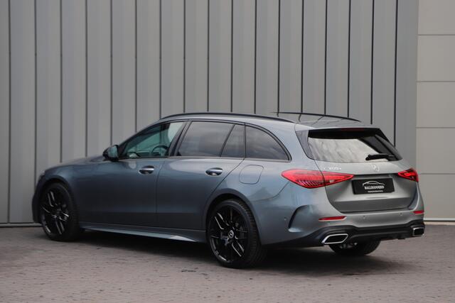 Mercedes-Benz C-KLASSE 300e AMG | 313PK | Head-up | Keyless-go | Sfeerverlichting | Memory | Pano | Leder | Standkachel | Trekhaak | 2022.