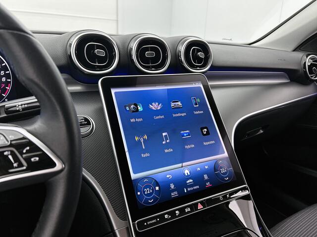 Mercedes-Benz C-KLASSE 300 e Business Line Limited | Achteruitrijcamera | Stoelverwarming | Sfeerverlichting | Apple carplay | Navigatie | Inclusief 24 maanden MB Certified garantie voor Europa.