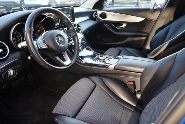 Mercedes-Benz C-KLASSE Estate 350 e Lease Edition CAMERA STOELVERWARMING CRUISE NAVI 2xPDC 17"LMV ELEK.LAADKLEP HALFLEER NAP STUURFLIPPERS ENZ!
