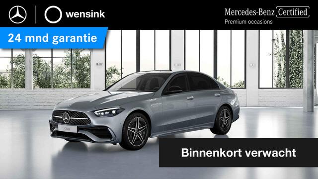 Mercedes-Benz C-KLASSE 300 e AMG Line | Night | Panoramadak | Digital Light | Memory | Headup | Burmester | 360 graden camera | Rijassistentiepakket Plus |
