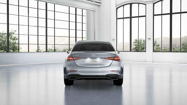 Mercedes-Benz C-KLASSE 300 e AMG Line | Night | Panoramadak | Digital Light | Memory | Headup | Burmester | 360 graden camera | Rijassistentiepakket Plus |