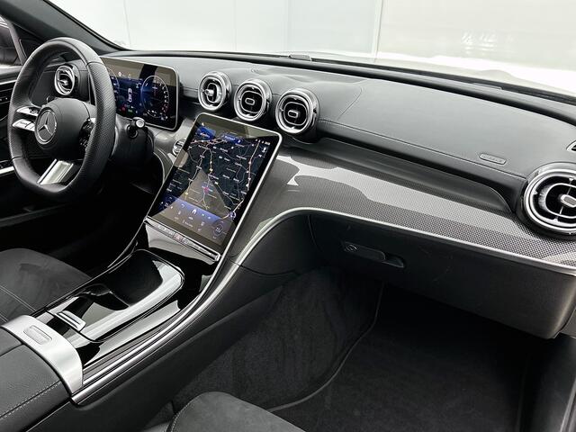 Mercedes-Benz C-KLASSE 300 e Business Solution AMG AMG Line | NIght Pakket | Panorama Schuif-Kanteldak | !9 Inch AMG Velgen | Memory Voorstoelen. Inclusief 24 maanden MB Certified garantie voor Europa.